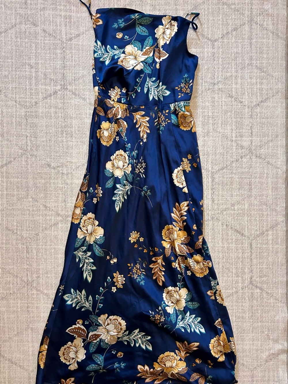 Here Comes the Sun by Selfie Leslie Satin Maxi Dress